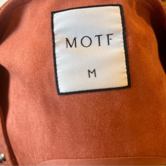 MOTF Embellished Western Mauve Silver Vest Medium Faux Suede Festival Southwest - Picture 7 of 10